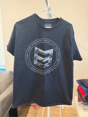 Conquer Hunger Black Graphic Tee
